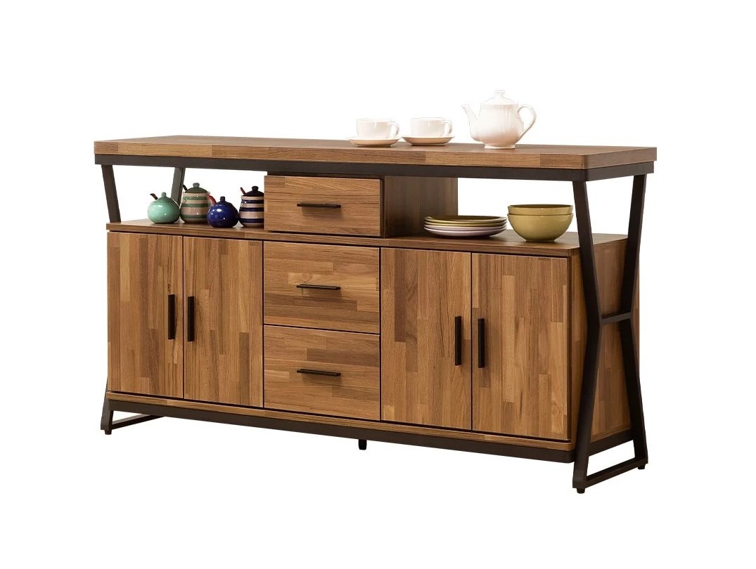 黃金閣集層木5尺餐櫃