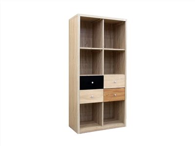 米奇3尺四抽書櫃